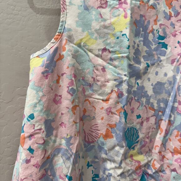 Joules Mermaid Coral Sea Shells Tank Dress - Picture 3 of 8